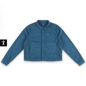 NWT Topo Designs Dirt Jacket in pond blue - large